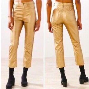Urban Outfitters Gold Pant